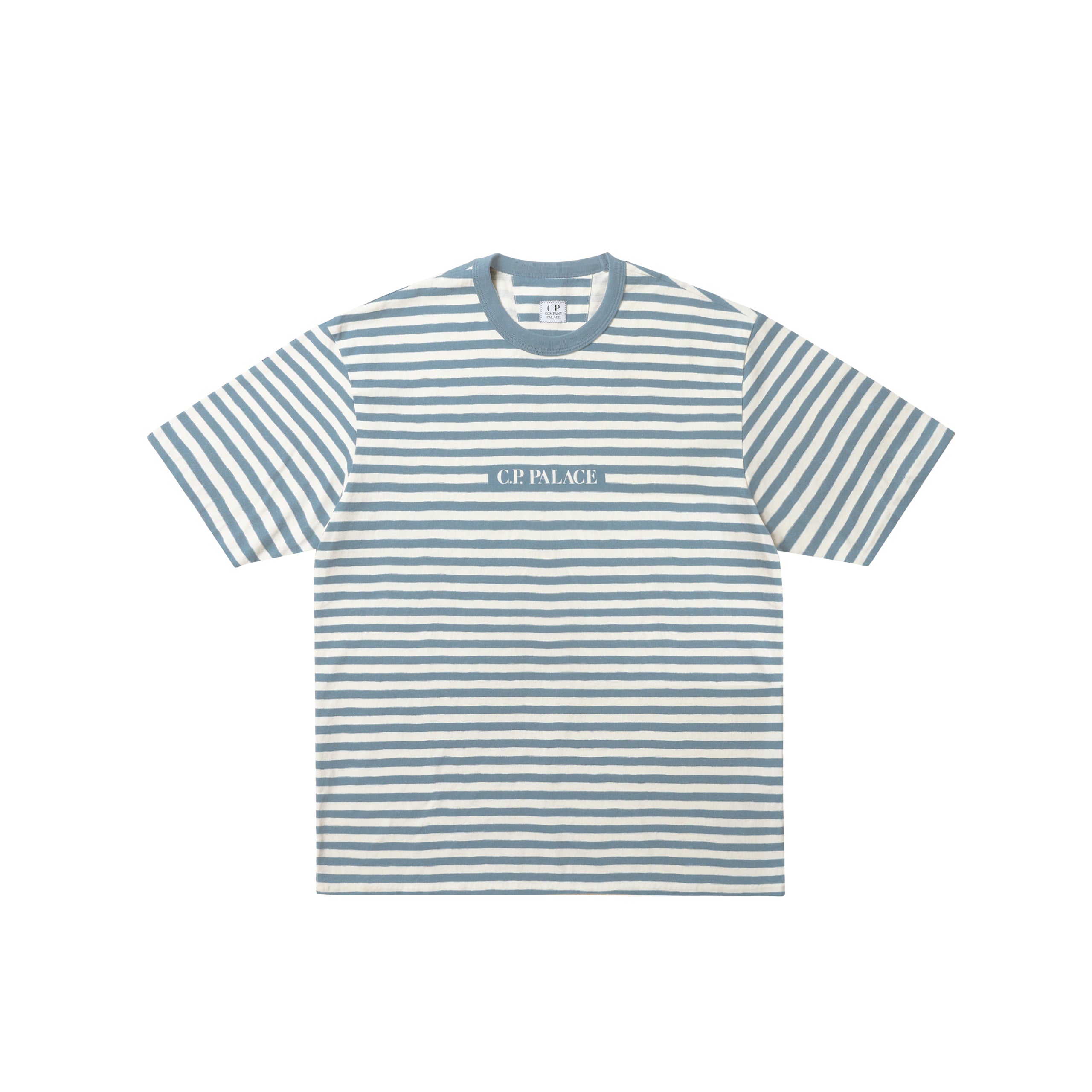 PALACE C.P. COMPANY JERSEY PRINTED T-SHIRT BLUE