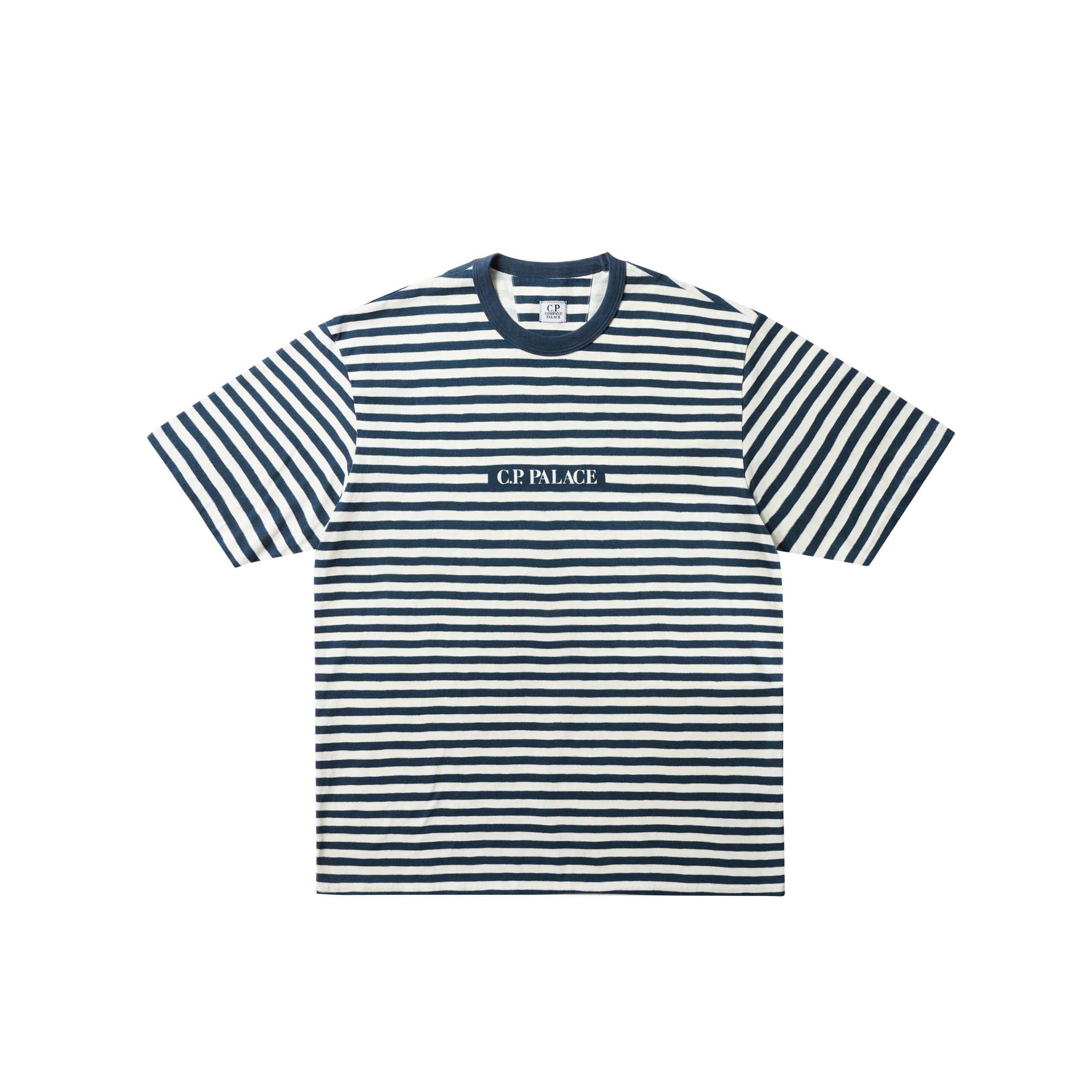 PALACE C.P. COMPANY JERSEY PRINTED T-SHIRT NAVY