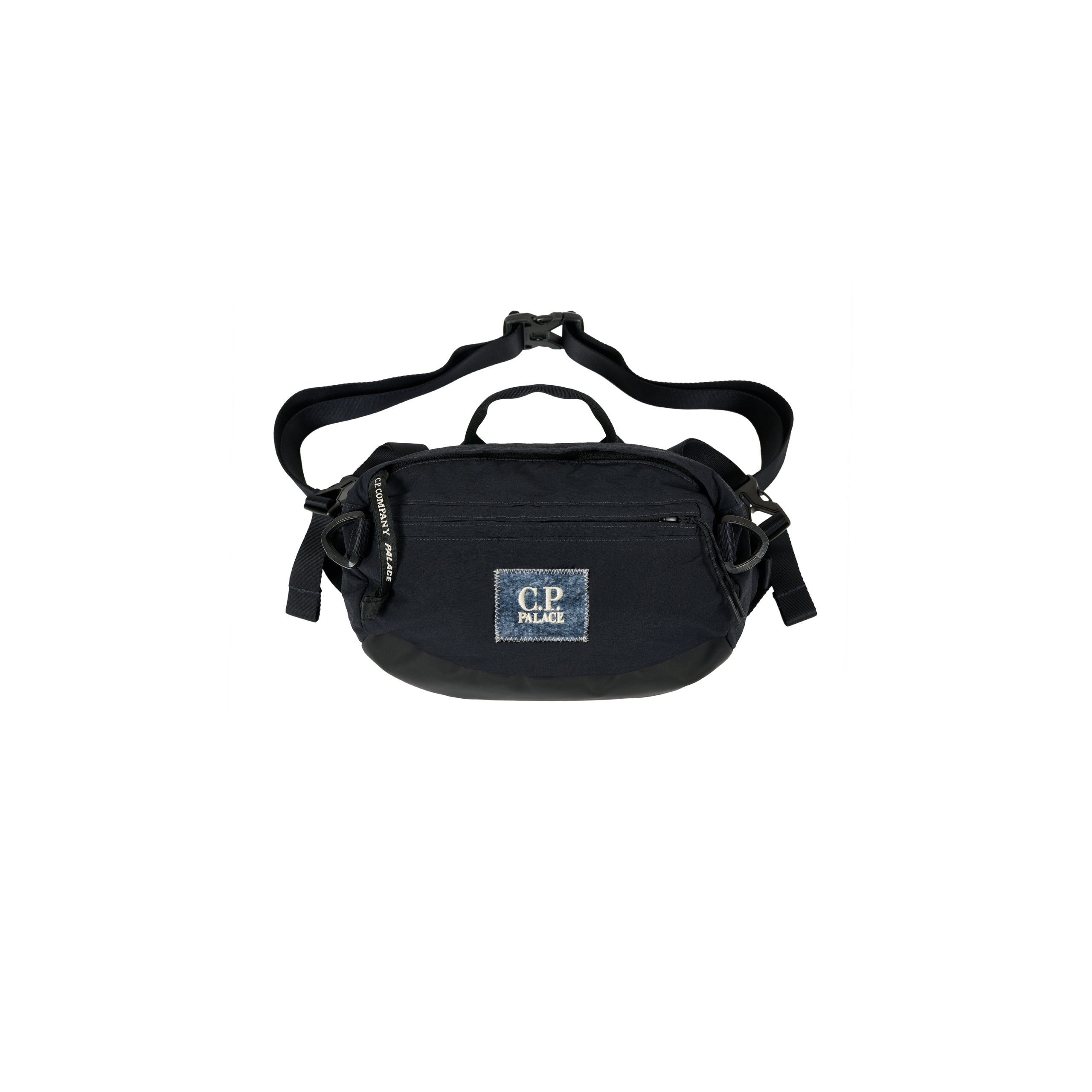PALACE C.P. COMPANY PLAIN PAPER TOUCH SHOULDER BAG NAVY