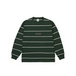 PALACE DUO STRIPE LONGSLEEVE RACEY GREEN
