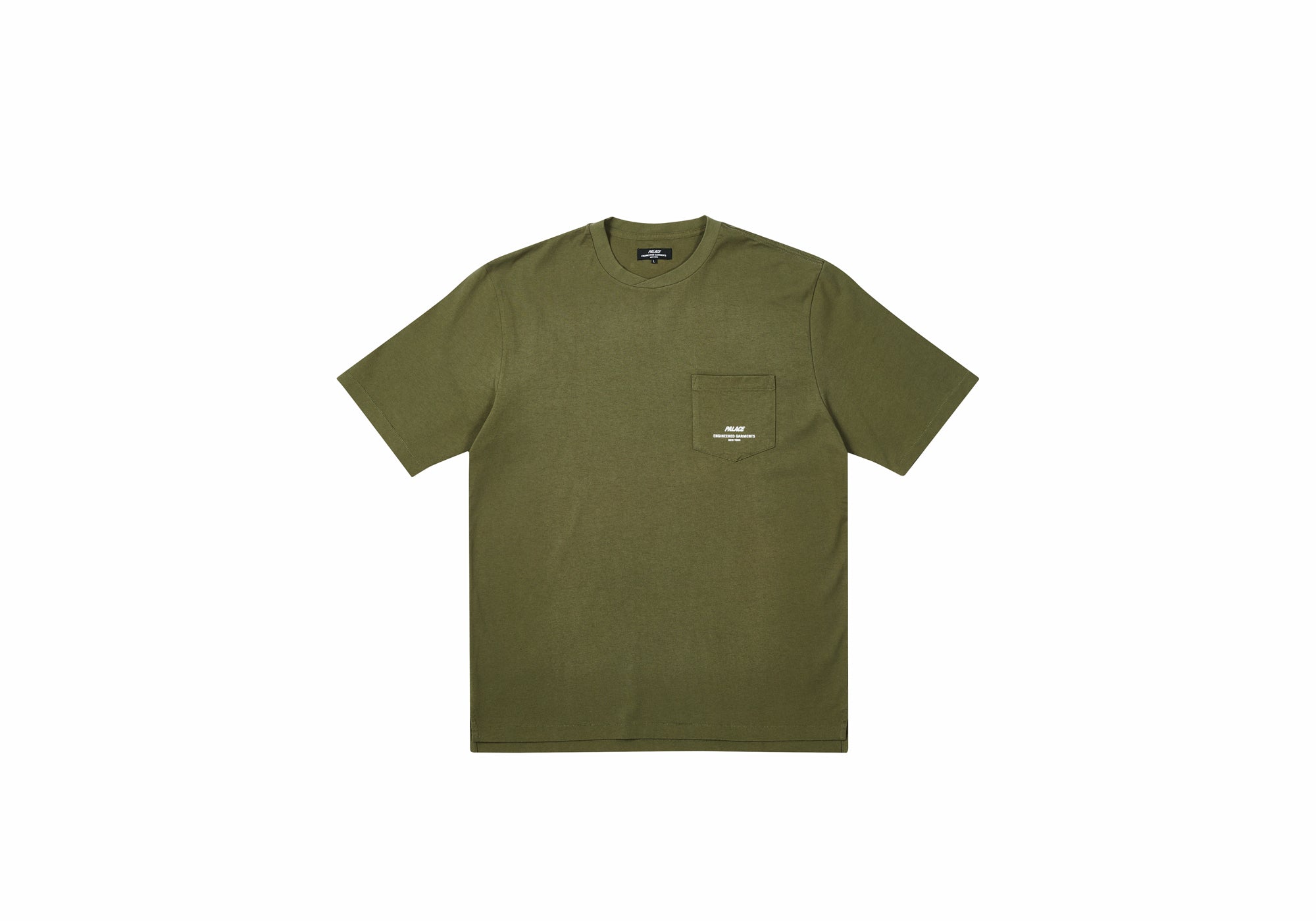 PALACE ENGINEERED GARMENTS HEAVYWEIGHT T-SHIRT OLIVE