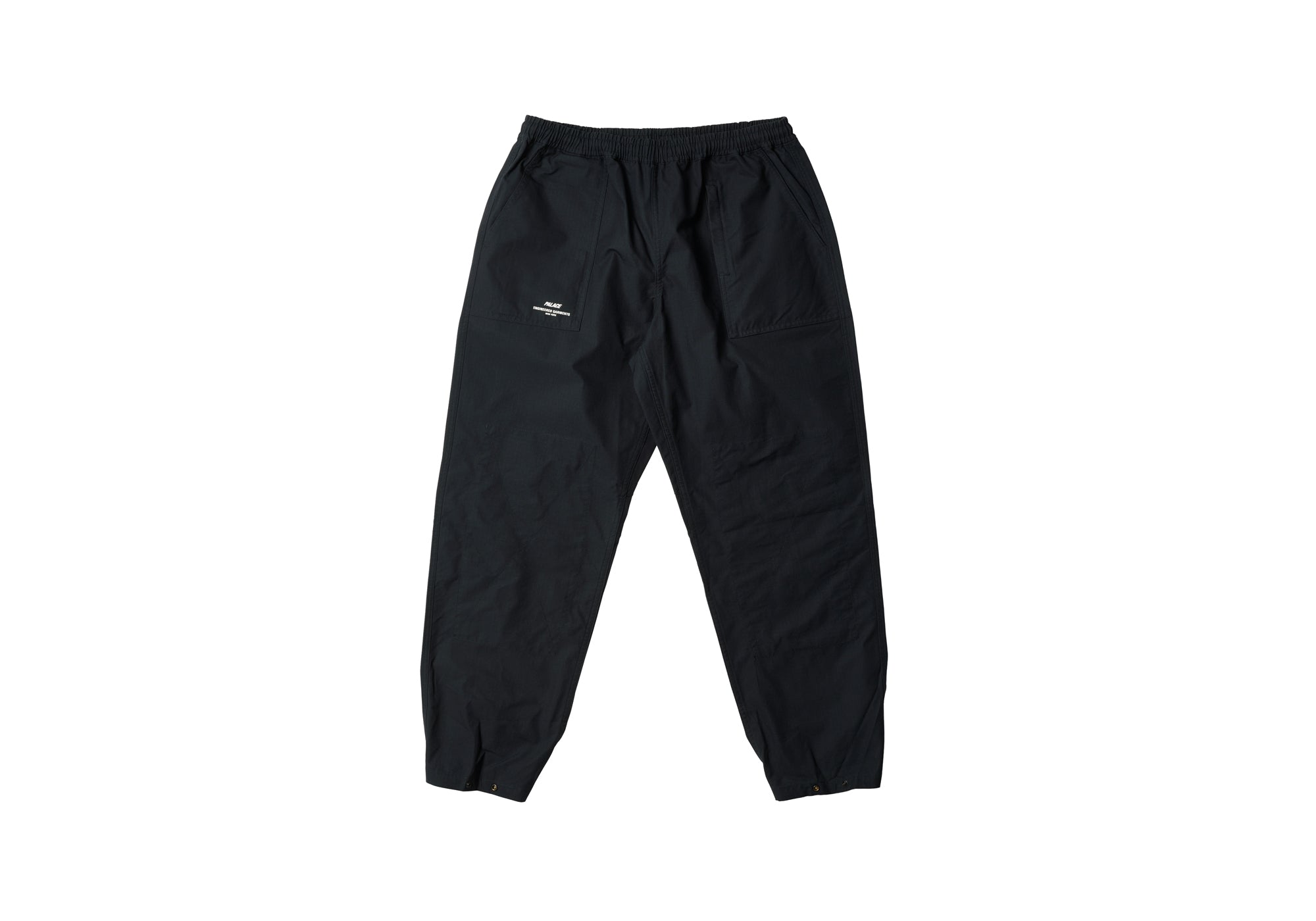 PALACE ENGINEERED GARMENTS RIPSTOP WASHED TRACK BOTTOMS ANTHRACITE