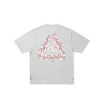 PALACE EVISU HEAVY WASH T-SHIRT GREY MARL