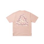 PALACE EVISU HEAVY WASH T-SHIRT MISTY PINK