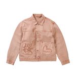 PALACE EVISU TYPE 2 DENIM JACKET PINK WASH
