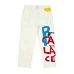 PALACE JCC+ P45 DENIM JEAN WHITE