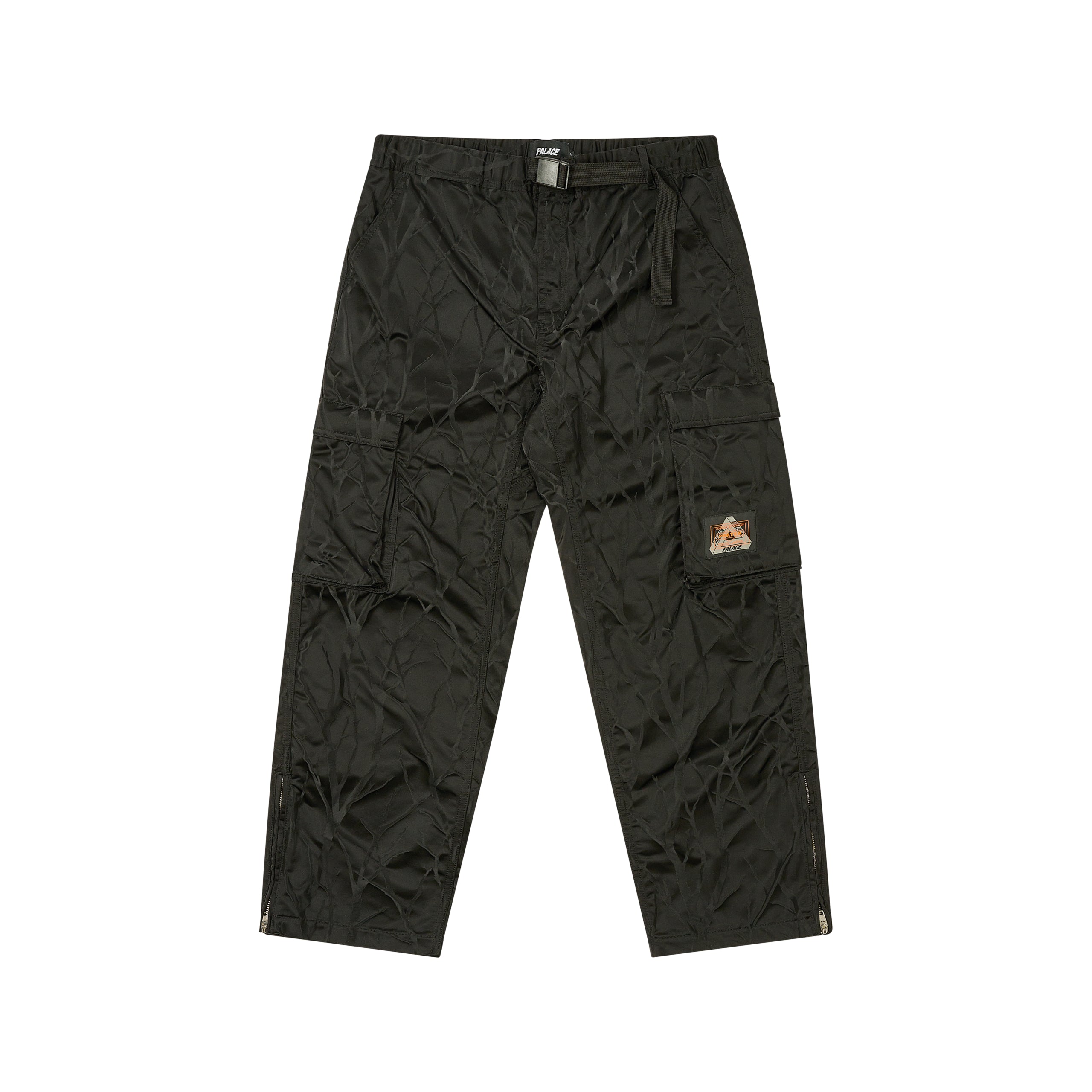 PALACE PORTER BELTER TROUSER BLACK / JACQUARD