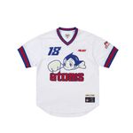 Palace restock - PALACE SANKEI ATOMS MESH V-NECK JERSEY WHITE