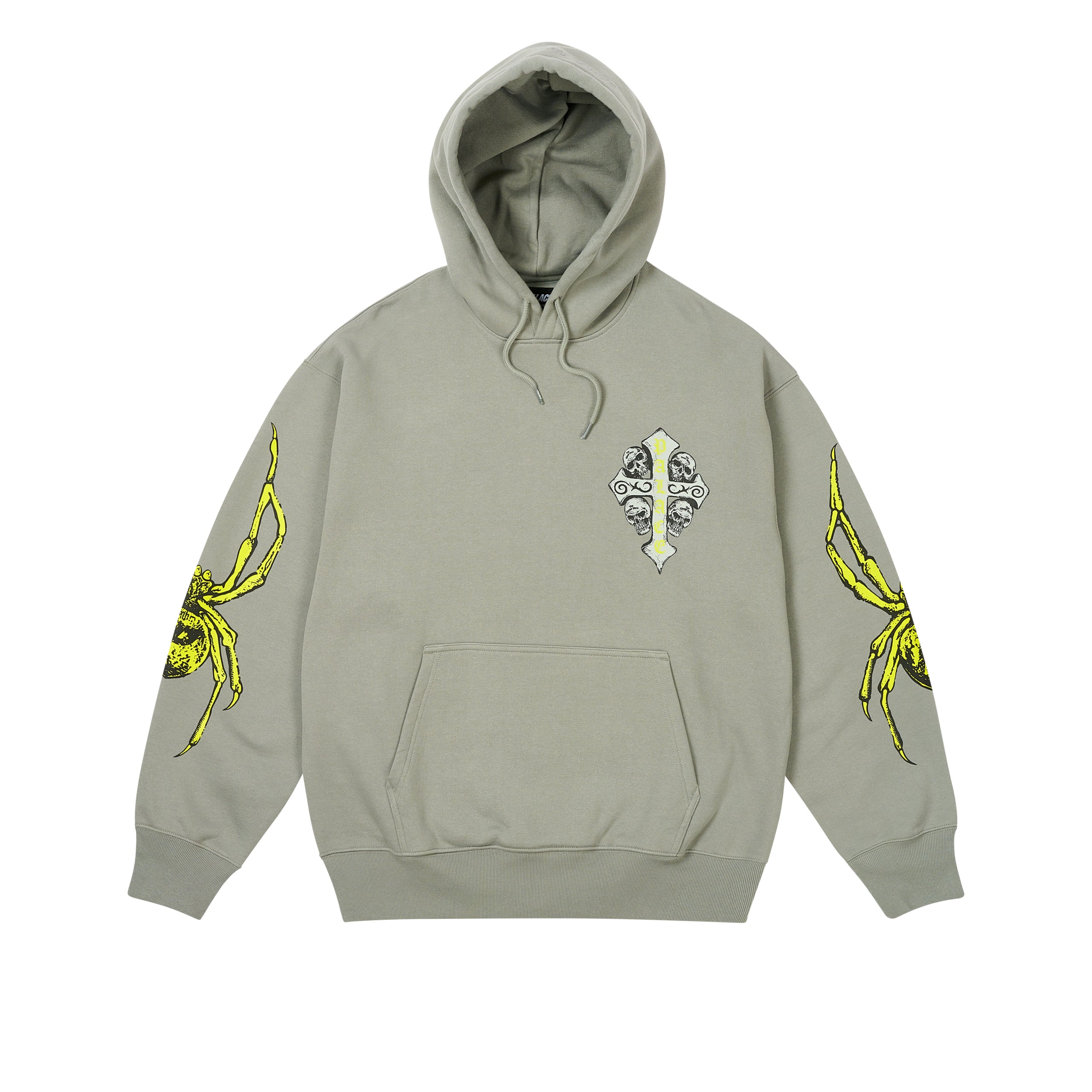 PALACE TGF HOOD GREY