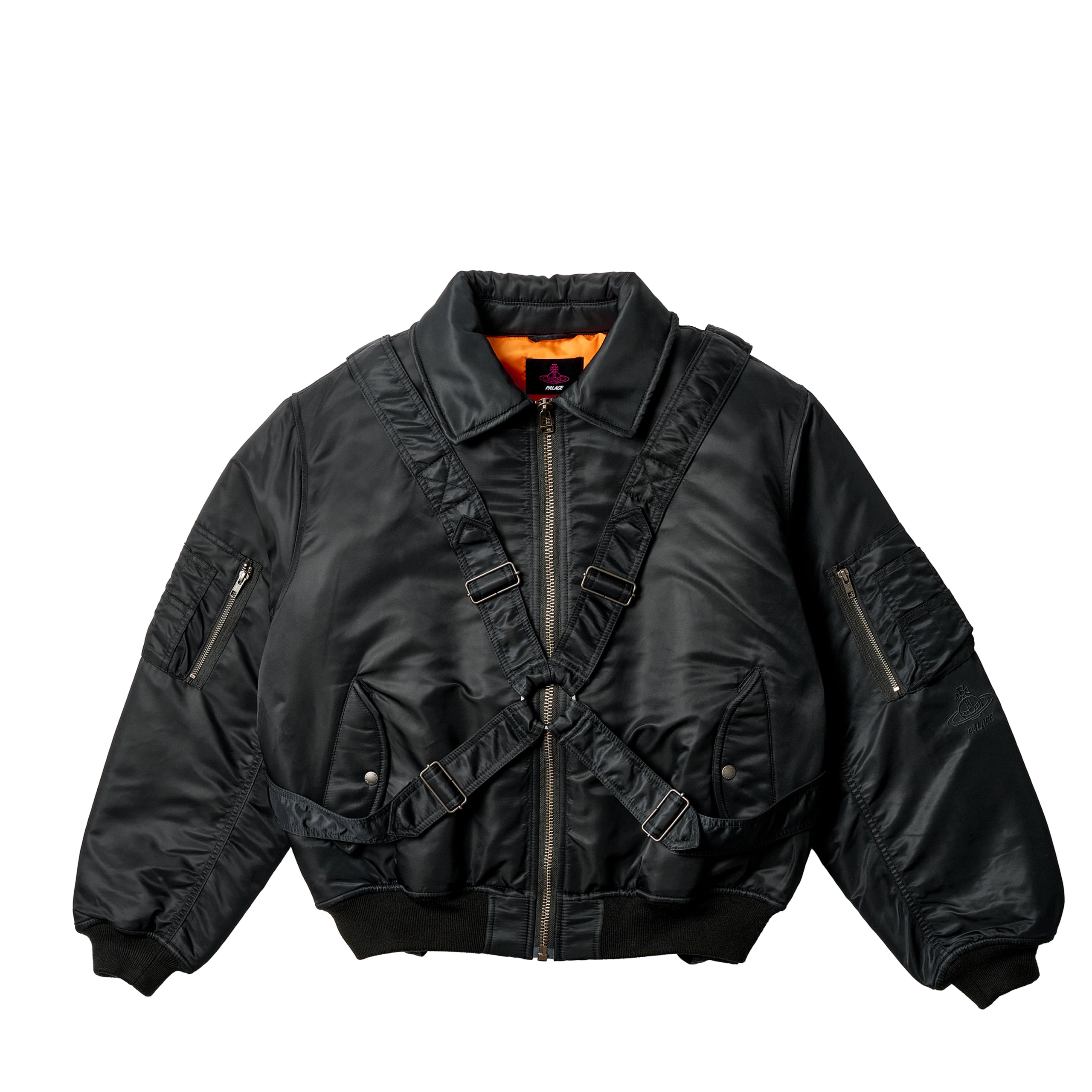 PALACE VIVIENNE WESTWOOD FLIGHT JACKET BLACK