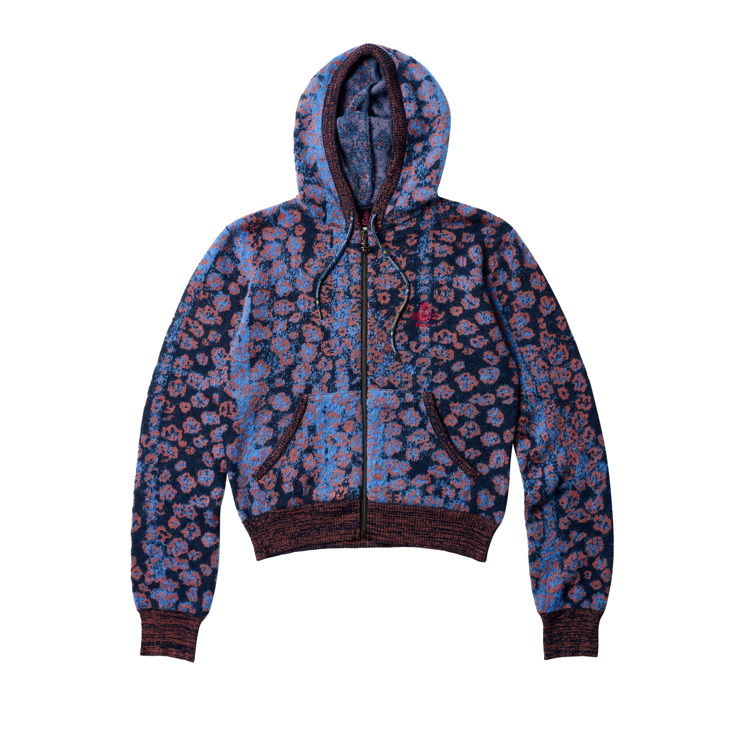PALACE VIVIENNE WESTWOOD KNIT HOOD PINK LEOPARD