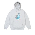 PALACE WORLD INDUSTRIES HOOD GREY MARL