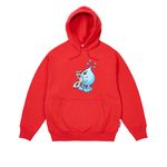 PALACE WORLD INDUSTRIES HOOD RED