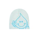 PALACE WORLD INDUSTRIES REVERSO NEIN CUFF BEANIE WHITE / BLUE