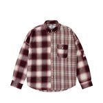PATCHY FLANNEL SHIRT RED