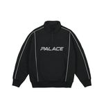PIPED 1/4 ZIP BLACK
