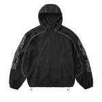 PIPED SHELL JACKET BLACK