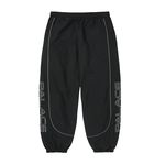 PIPED SHELL JOGGER BLACK