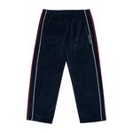 PIPED VELOUR JOGGER NAVY