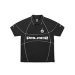 PRO TEAM PIPED POLO BLACK
