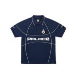 PRO TEAM PIPED POLO NAVY