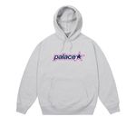 P STAR HOOD GREY MARL