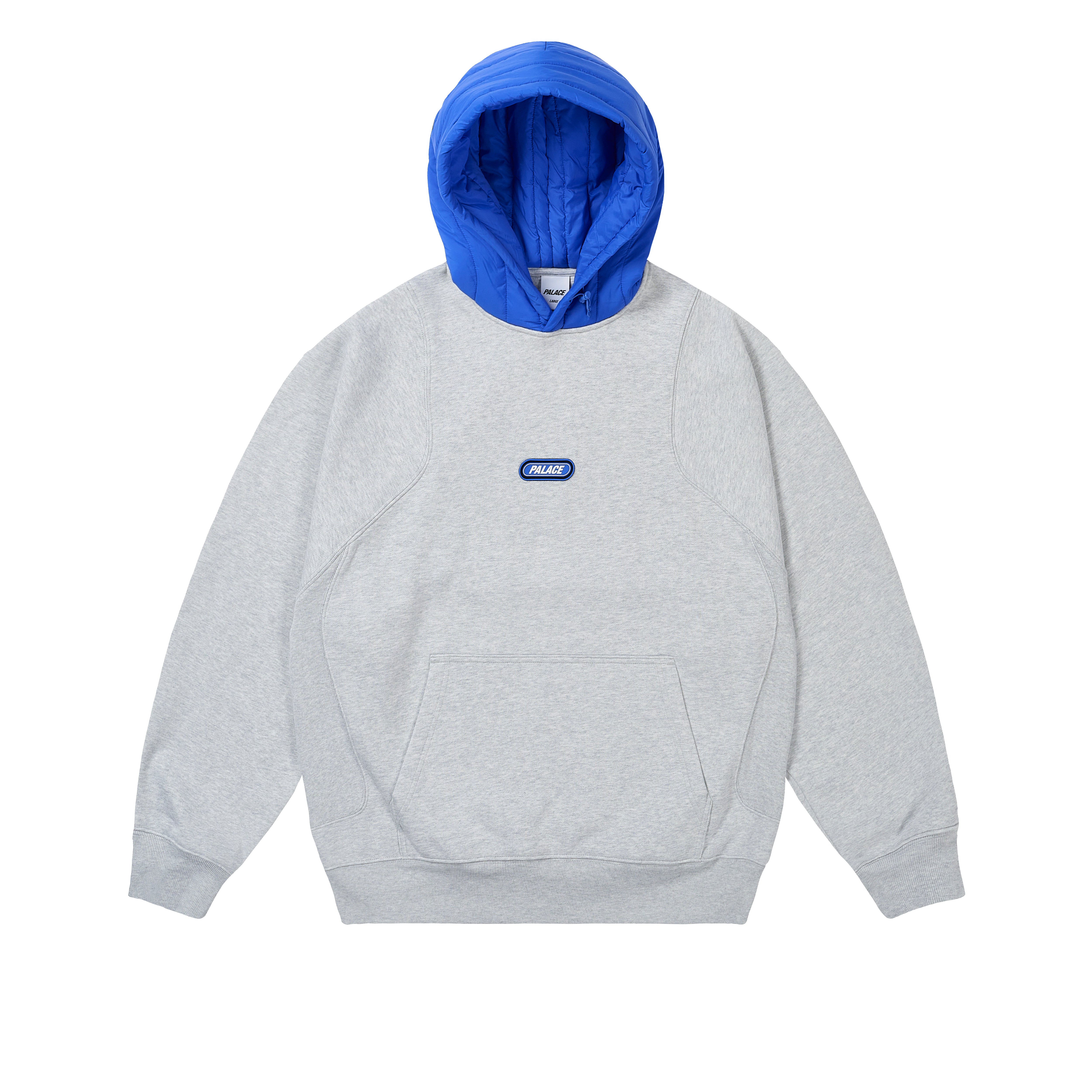 PUFFA HOOD GREY MARL