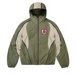 SCRUM HOODED SHELL JACKET OLIVE