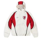 SCRUM HOODED SHELL JACKET WHITE