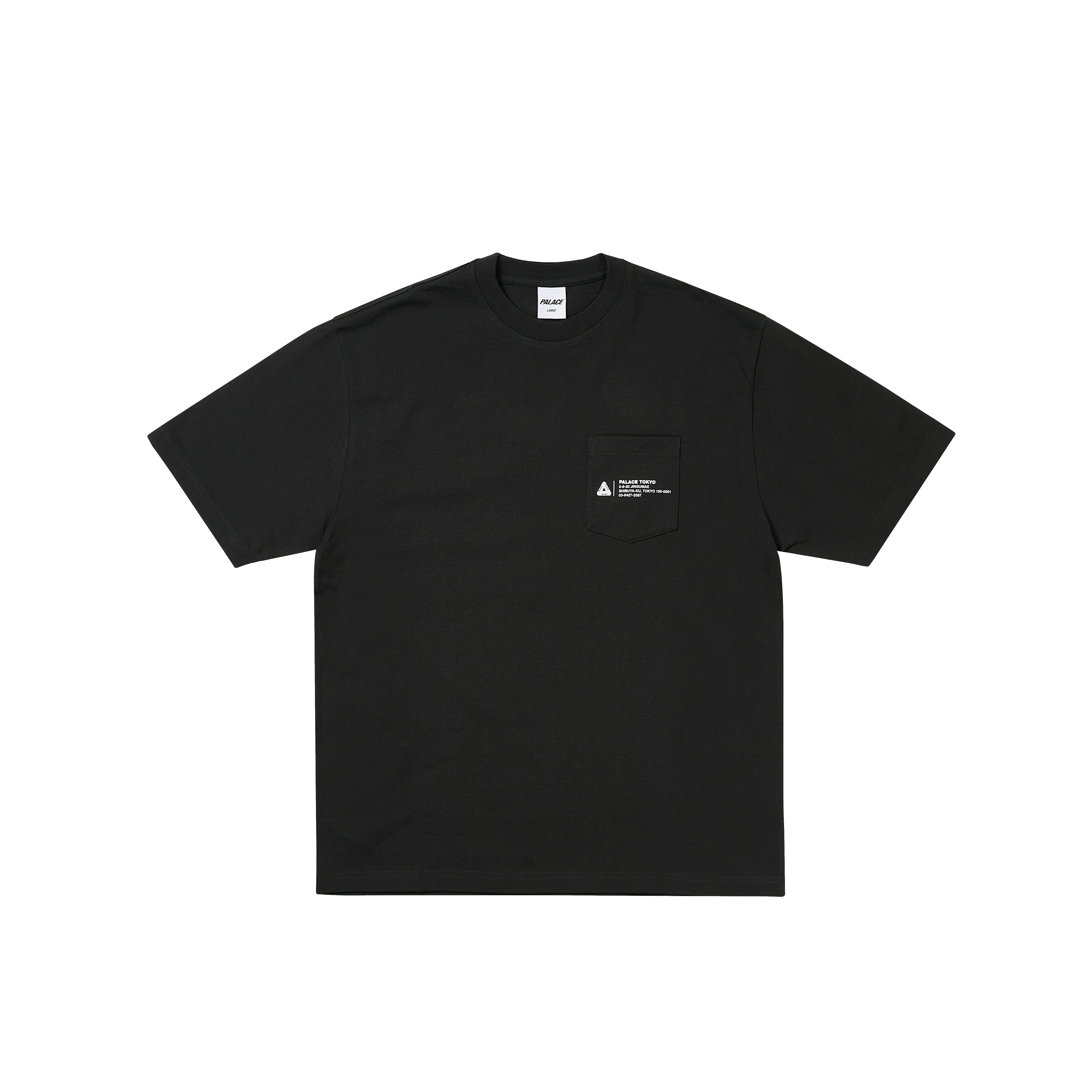 SHOP LOCATOR POCKET T-SHIRT BLACK