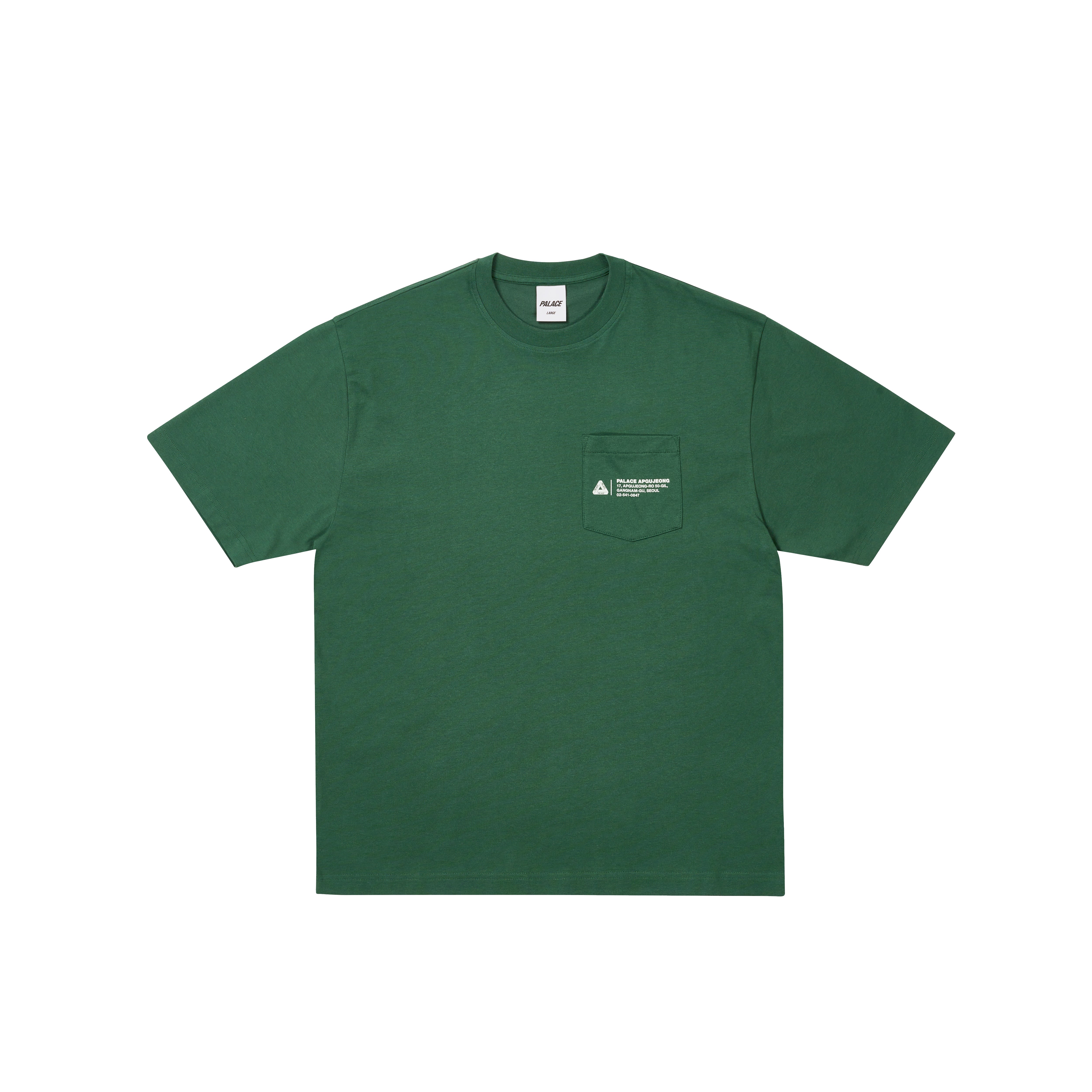 SHOP LOCATOR POCKET T-SHIRT RACEY GREEN