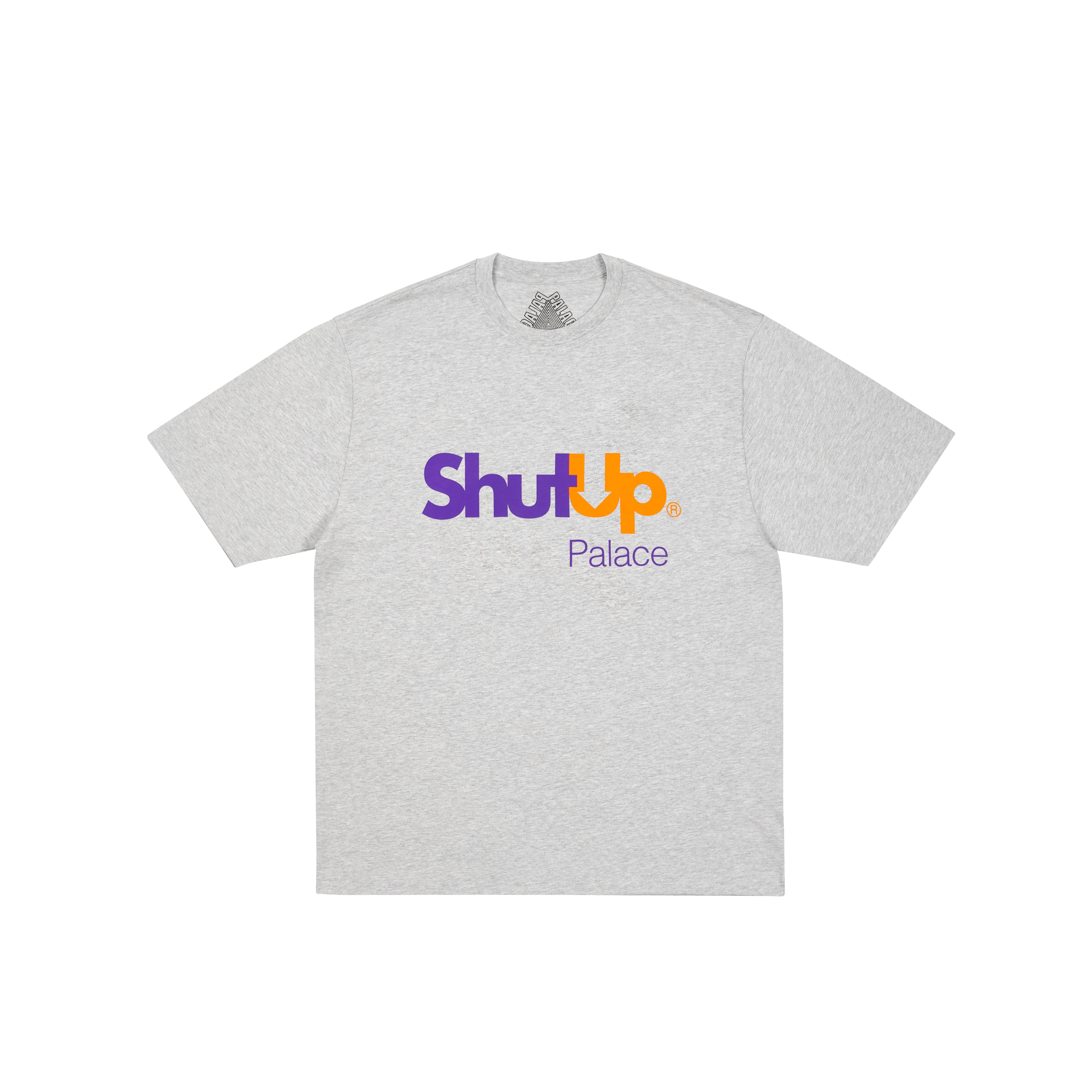 SHUT UP T-SHIRT GREY MARL
