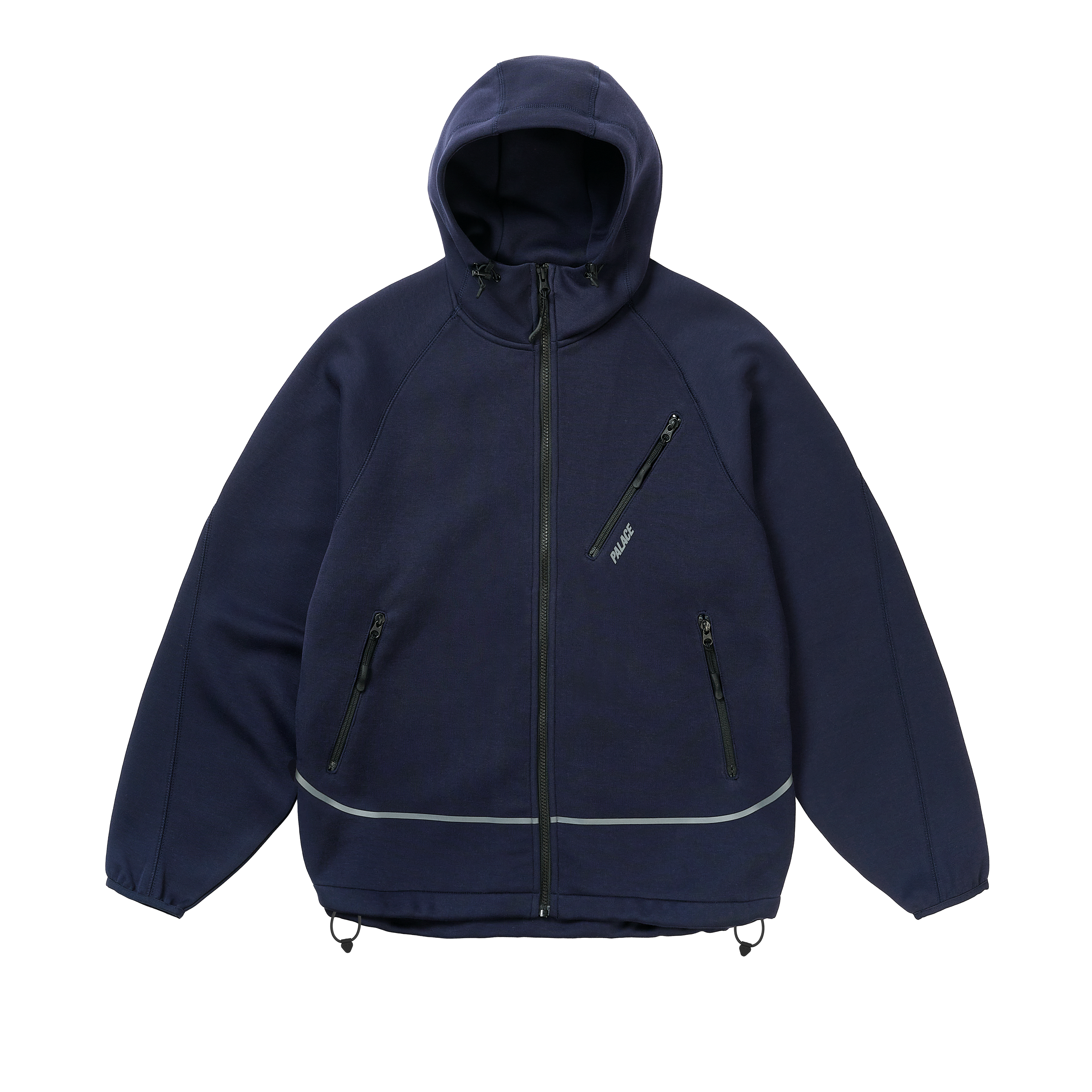 SPORTY ZIP HOOD DEEP SEA BLUE