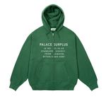STAMP WAFFLE ZIP HOOD RACEY GREEN