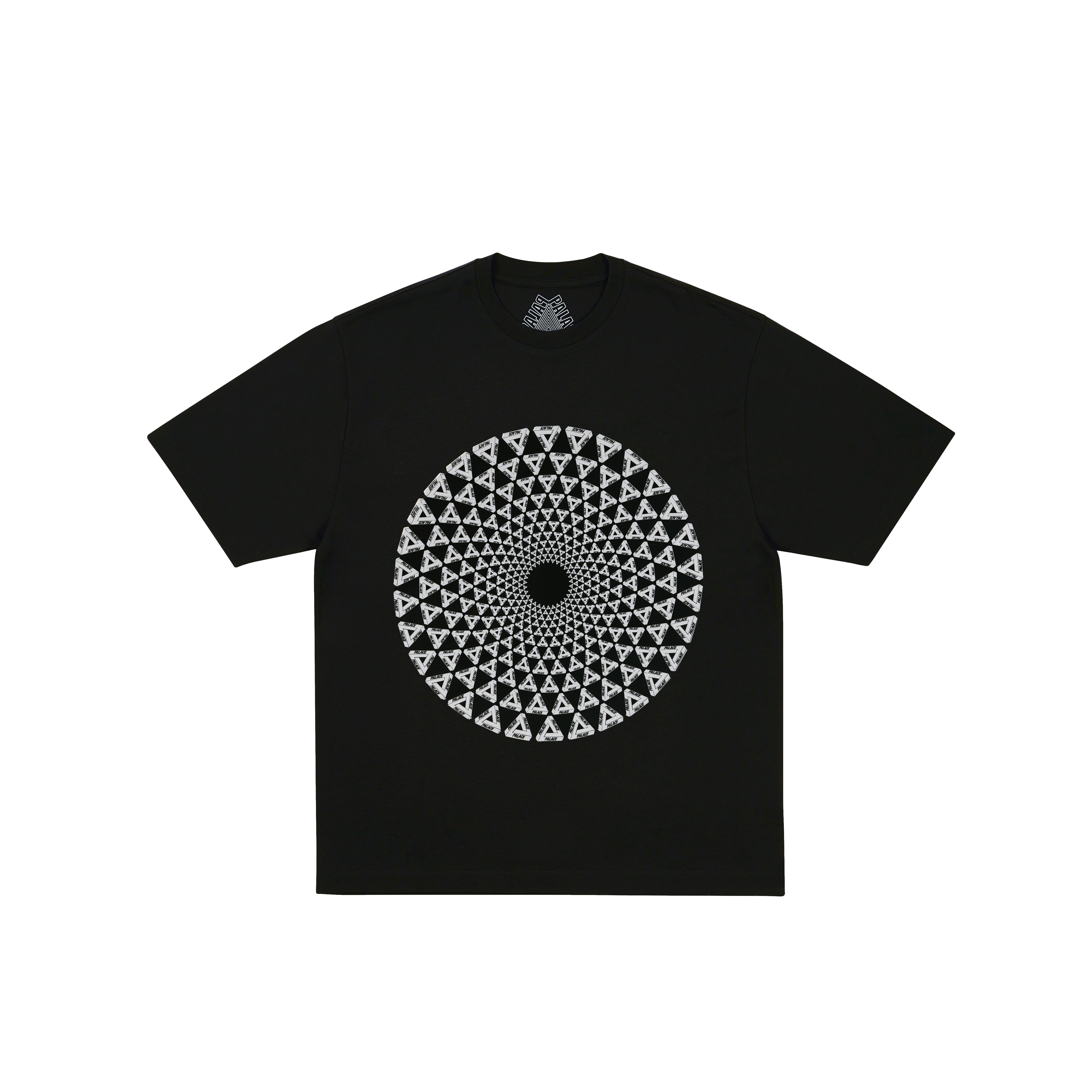 SWIRLY T-SHIRT BLACK