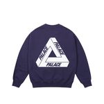 Palace restock - TRI-FERG CREW HEAVY PURPLE