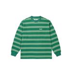 TRIO STRIPE LONGSLEEVE LUCKY GREEN