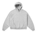 UNISEX HOOD GREY MARL