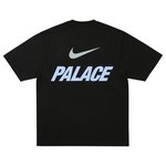 PALACE NIKE FONT SWOOSH T SHIRT BLACK