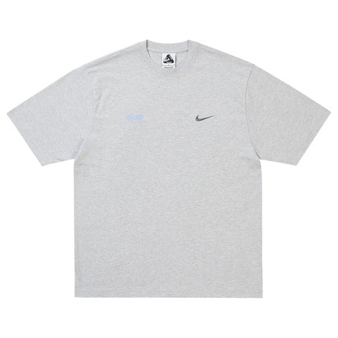 Palace PALACE NIKE FONT SWOOSH T SHIRT GREY MARL