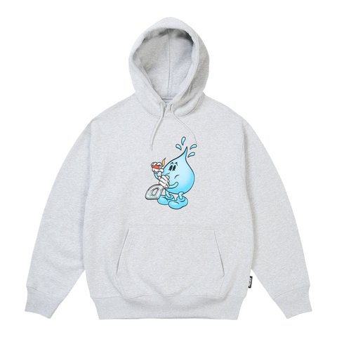 PALACE WORLD INDUSTRIES Hood Grey Marl