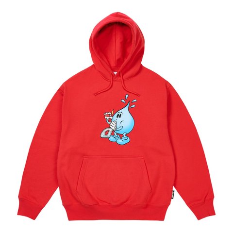 PALACE WORLD INDUSTRIES Hood Red