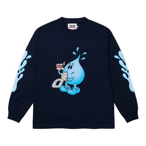 PALACE WORLD INDUSTRIES Longsleeve Navy